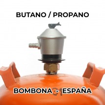 Regulador 30mbar para butano y propano bombona española