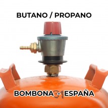 Regulador gas botella butano/propano salida libre