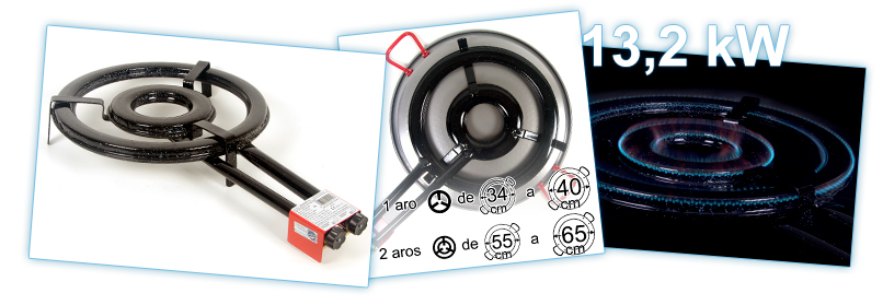 Paellero de 45 cm Gama Premium de Belseher