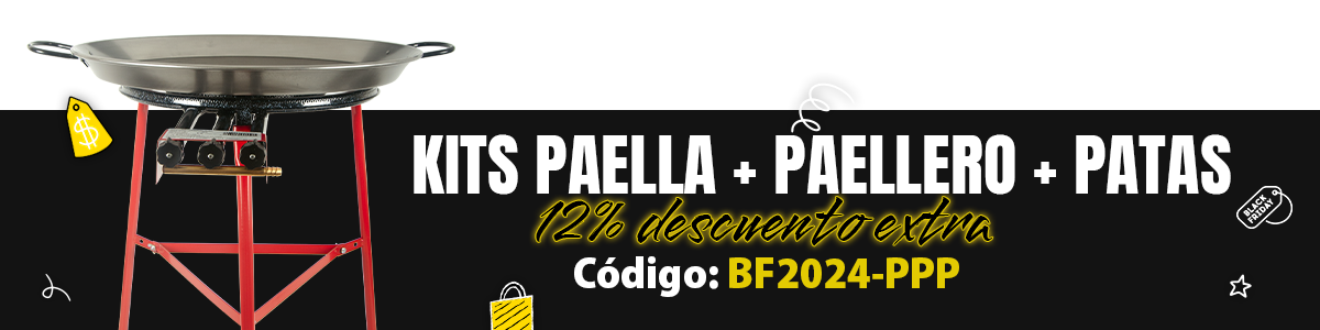 Oferta en Kits: Paellero + Paella + Patas